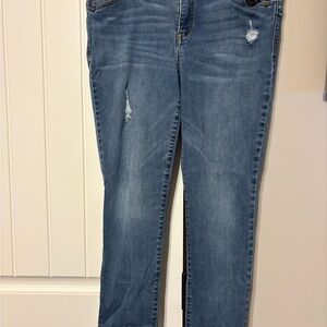 Democracy Distressed Blue Skinny Jeans